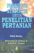 Prosedur Statistik untuk Penelitian Pertanian