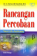 Rancangan Percobaan: Teori dan Aplikasi